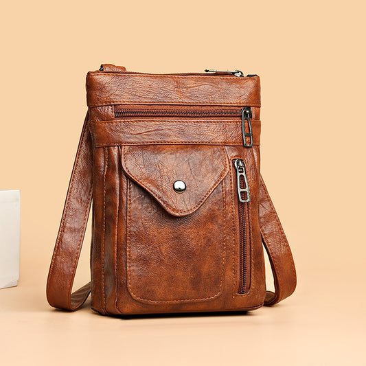 Cross border versatile crossbody coin purse